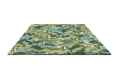 Harlequin Tree Tops Green 443807 Outdoor Rug