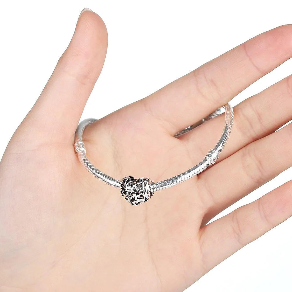 Solid 925 Sterling Silver Full of Amour Charm