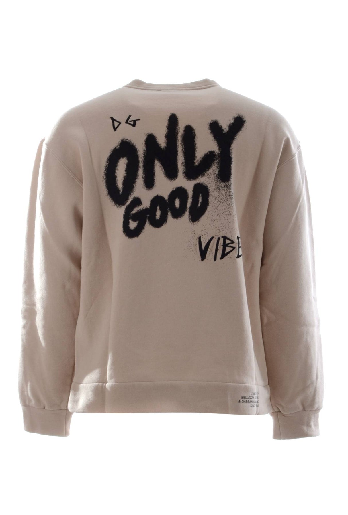 Dolce & Gabbana Men "Only Good Vibes" Sweatshirt