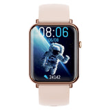 Bluetooth Smart Watch 1.69" 2.5D Touch Screen Call Heart Rate Blood Pressure BT 5.0 - Pink