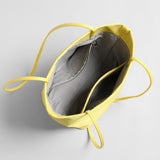 Waterproof Nylon Slouchy Bucket Tote - Yellow