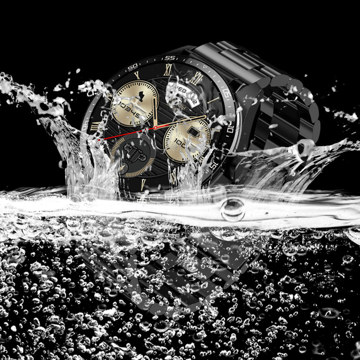 Fitsmart Momentum Audio Smartwatch with Built-in Earbuds 47mm