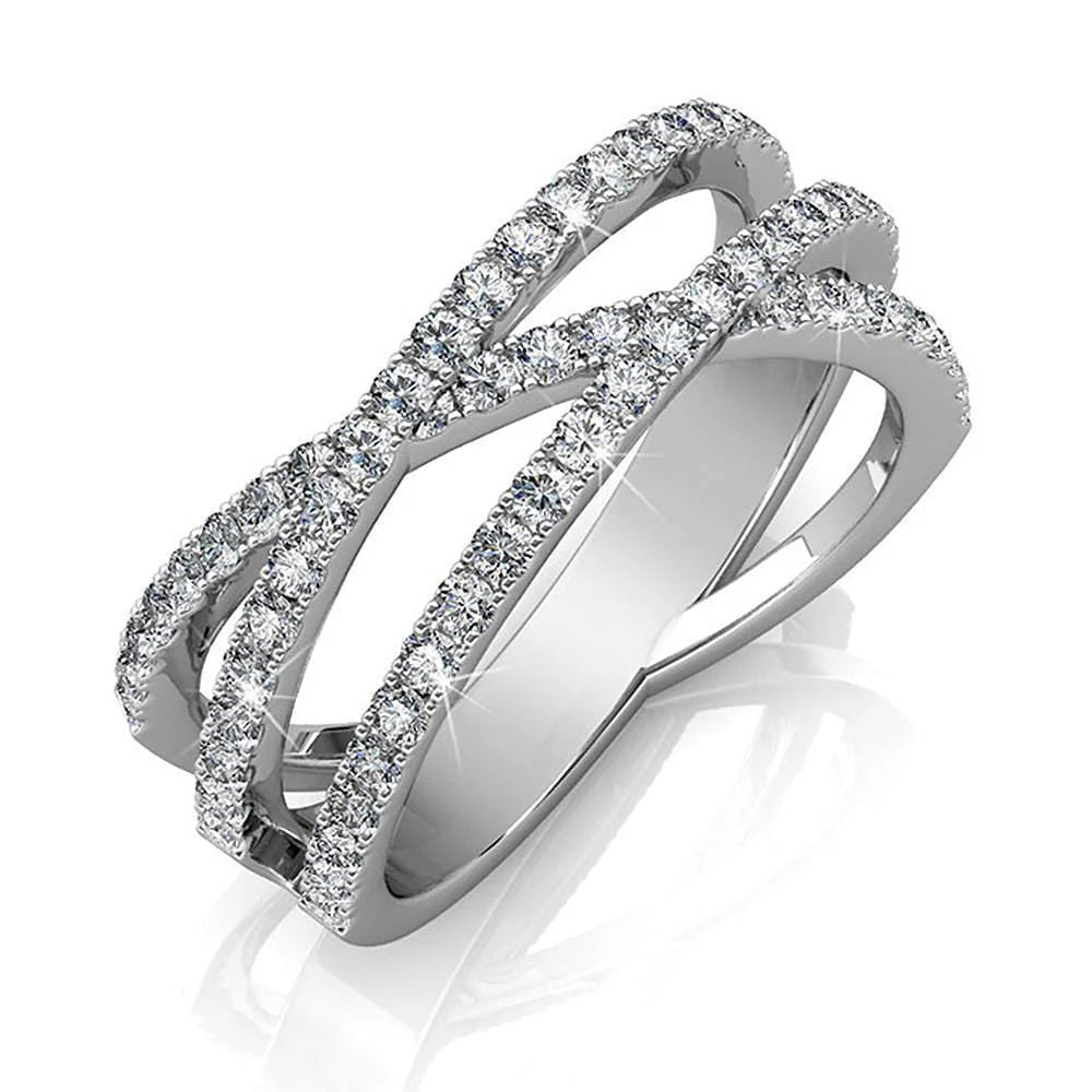 Krystal Couture Soulmate Ring Embellished with SWAROVSKI Crystals