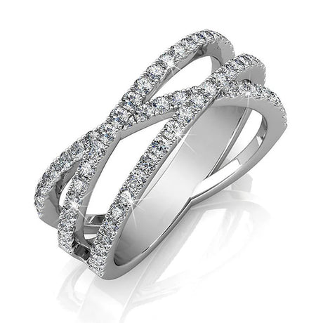 Krystal Couture Soulmate Ring Embellished with SWAROVSKI Crystals