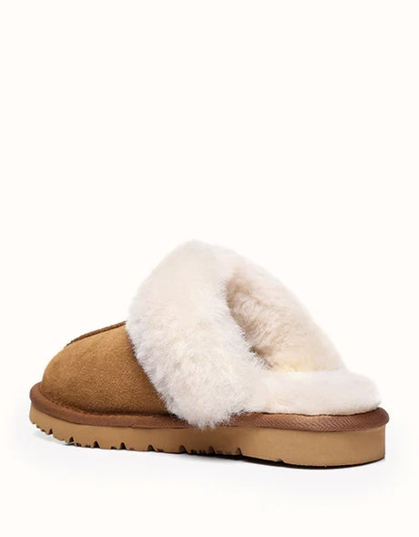 Muffin Slipper in Chestnut