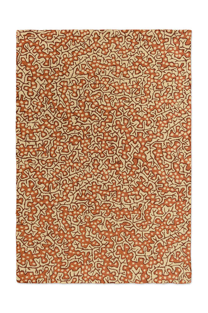 Sanderson Truffle Sandstone 446003 Outdoor Rug