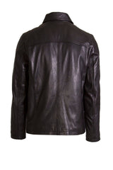 Mens Leather Jacket in Black