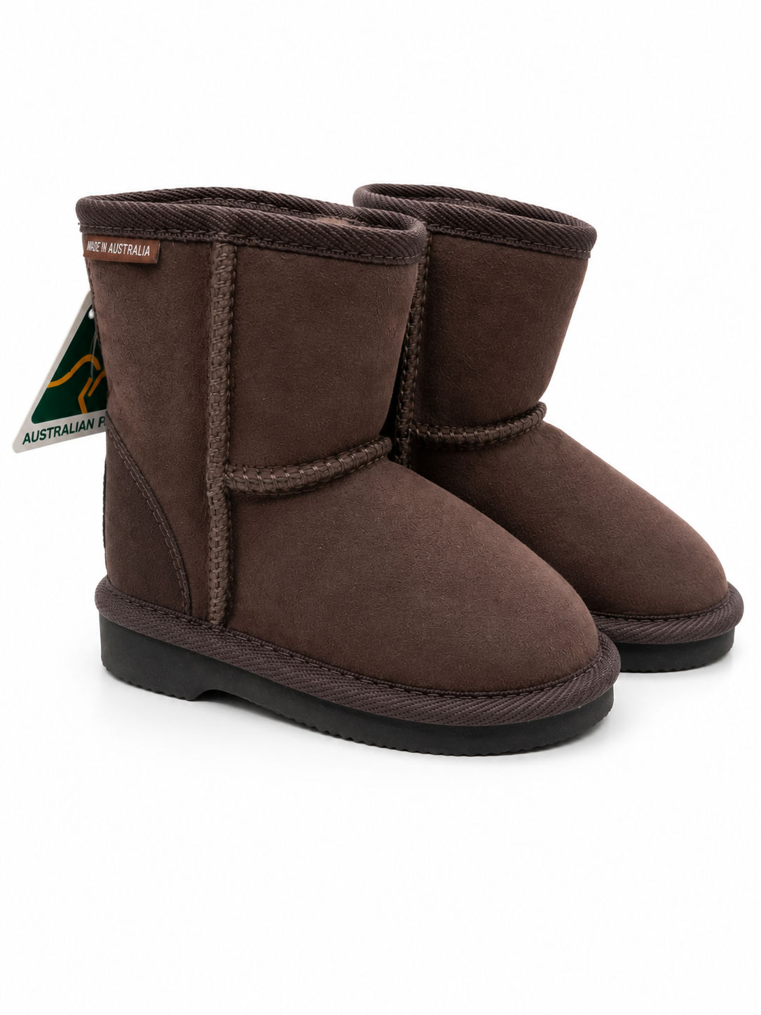 Australian Leather Ugg Kids Classic Short - Chocolate - AU8