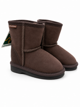 Australian Leather Ugg Kids Classic Short - Chocolate - AU6