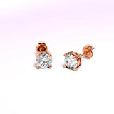 Boxed of Krystal Couture Mineral Glass Watch with Earrings Embellished with Crystals from SWAROVSKI® Set in Rose Gold