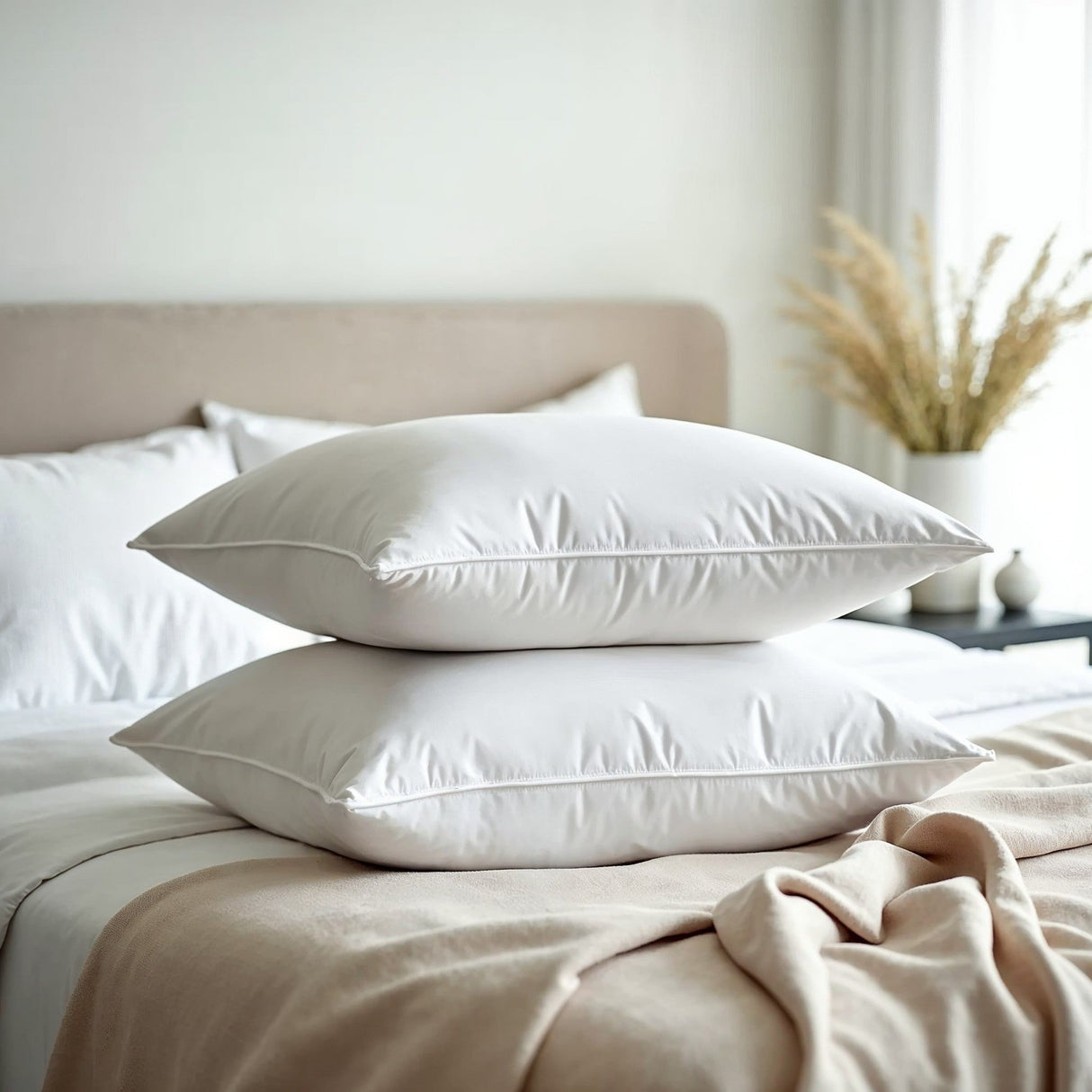 Royal Comfort Goose Pillow Twin Pack - 1000GSM