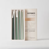 Ebony Bergamot Ombre Taper Candles