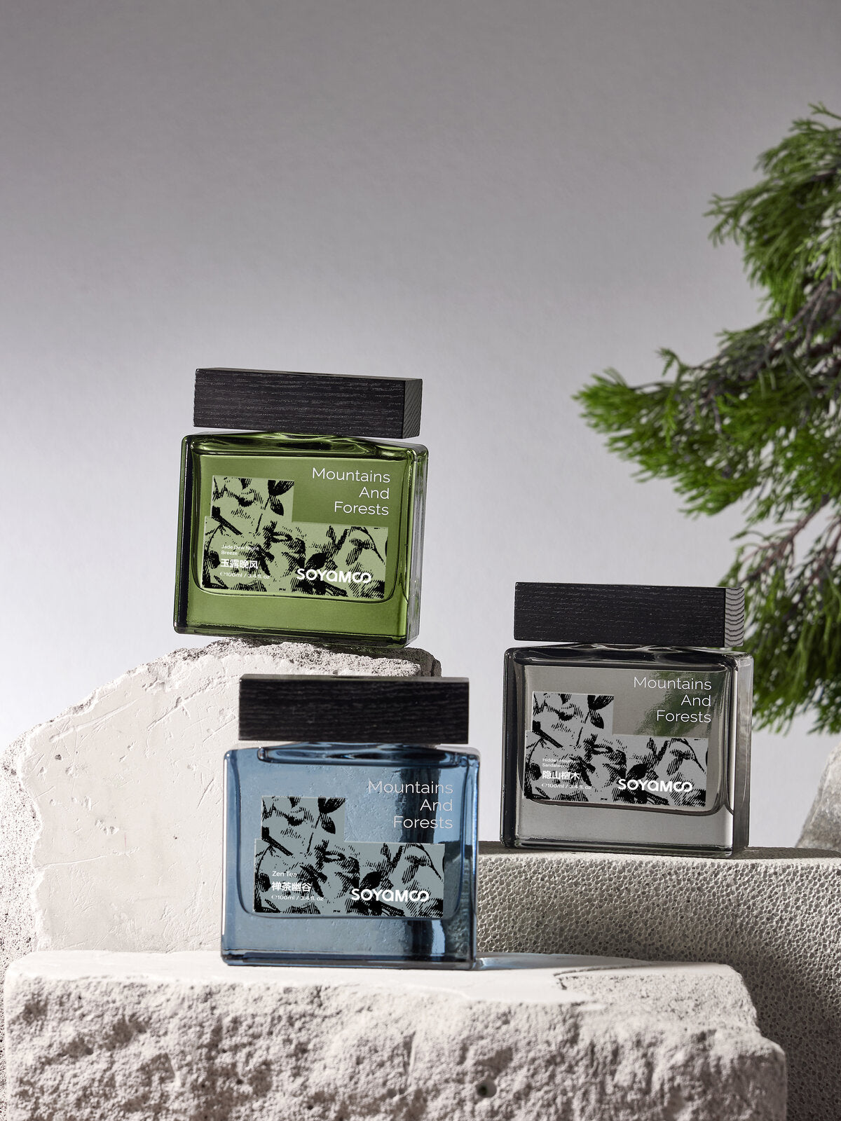 Jade Dew Evening Breeze Forest Square Reed Diffuser � 100ml