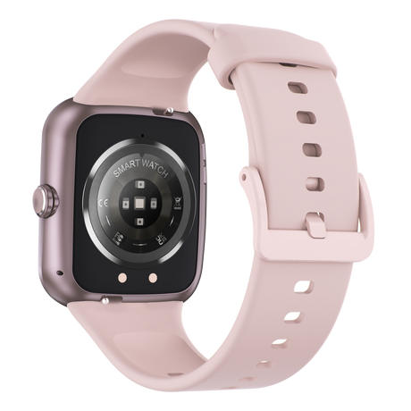 Bluetooth Smart Watch 1.96" TFT Touch Screen Temperature Heart Rate Blood Pressure BT 5.0 - Pink