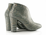Bosccolo Womens Heel Boots Zebra - Grey