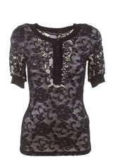 Dolce & Gabbana Women Laced Short Sleeves Shirt