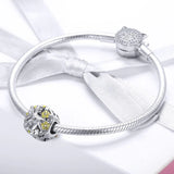 Solid 925 Sterling Silver Flower Fairy Pandora Inspired Charm