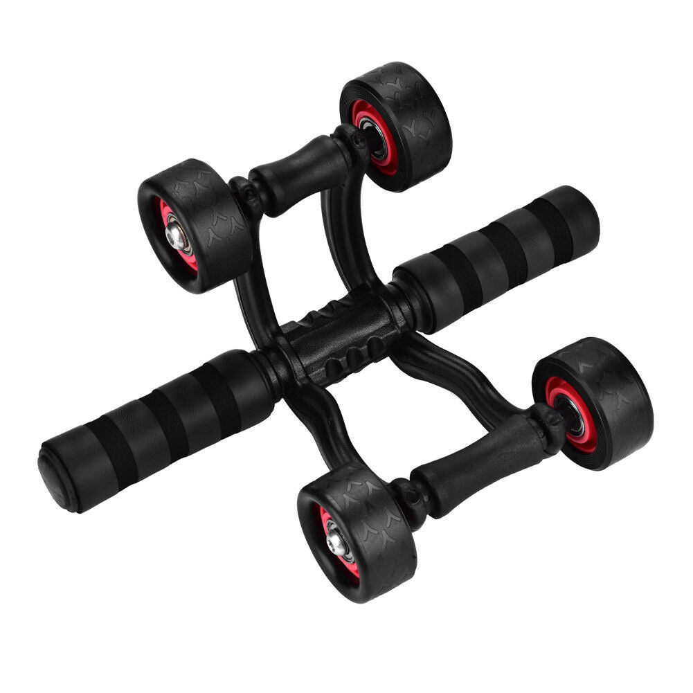 Ab Roller Wheels Abdominal Workout Training Exercise Gym Fitness