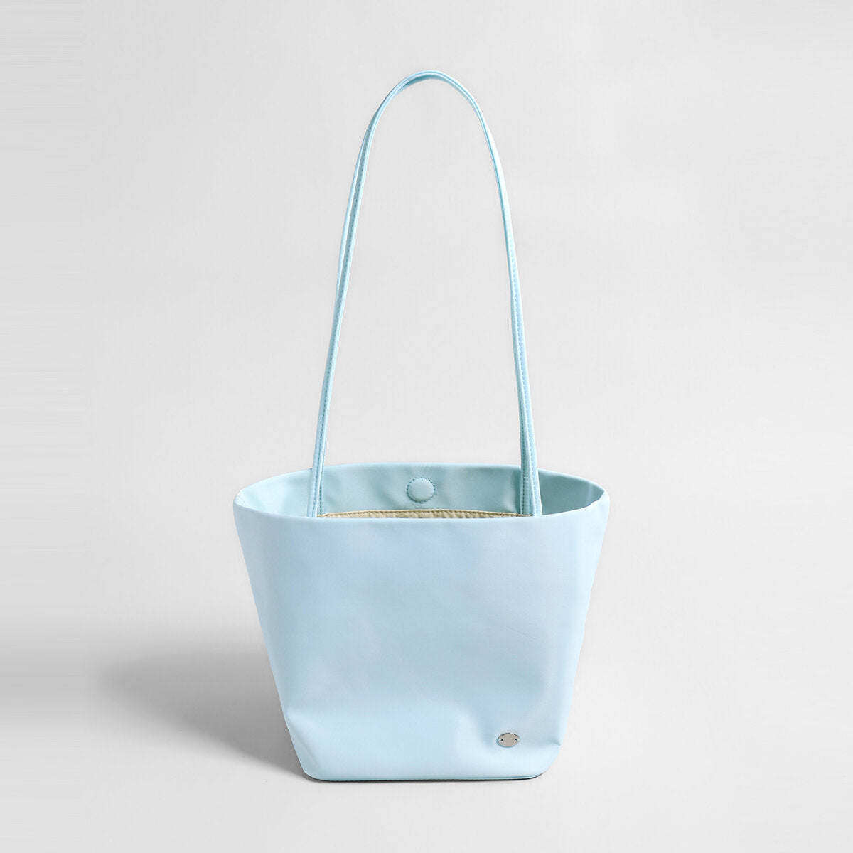 Waterproof Nylon Slouchy Bucket Tote - Blue