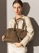 Aspen Top Handle Bag - Taupe
