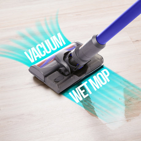 MyGenie H20 PRO Wet Mop 2-IN-1 Cordless Stick Vacuum - Blue
