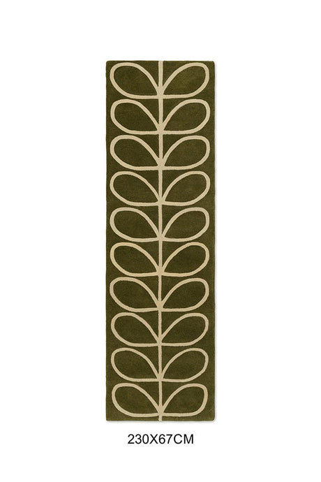 Orla Kiely Linear Stem Olive 060501 Rug