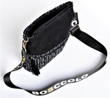 Bosccolo Flat Bag - Blue Tweed