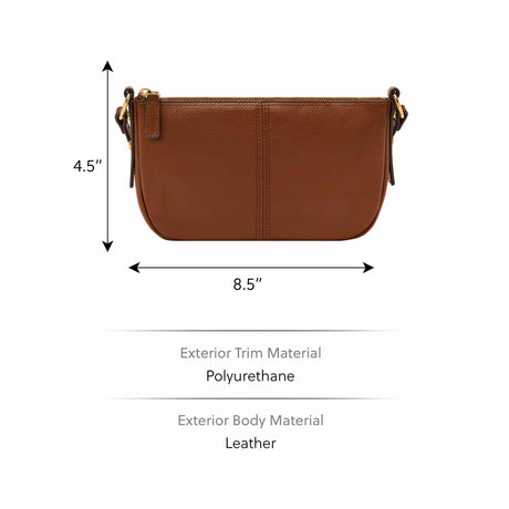 Fossil Jolie Brown Small Crossbody Bag