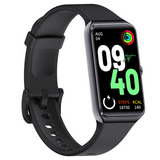 TODO Fitness Tracker Smart Watch BT 5.0 1.47" Display Thermometer BPM Monitor - Black