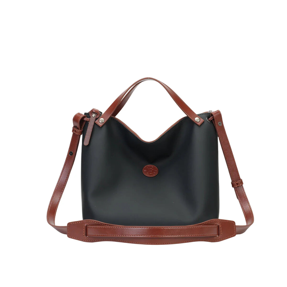 BAMEI Cordura Ballistic Nylon Slouchy Tote Bag - Black
