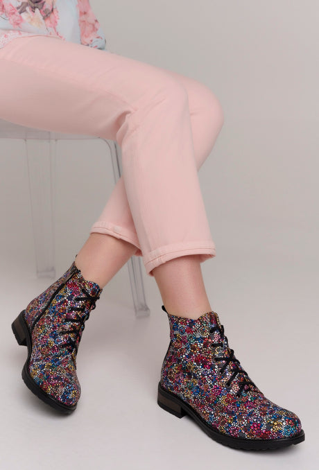 Bosccolo Womens Boots - Flower Multicolor