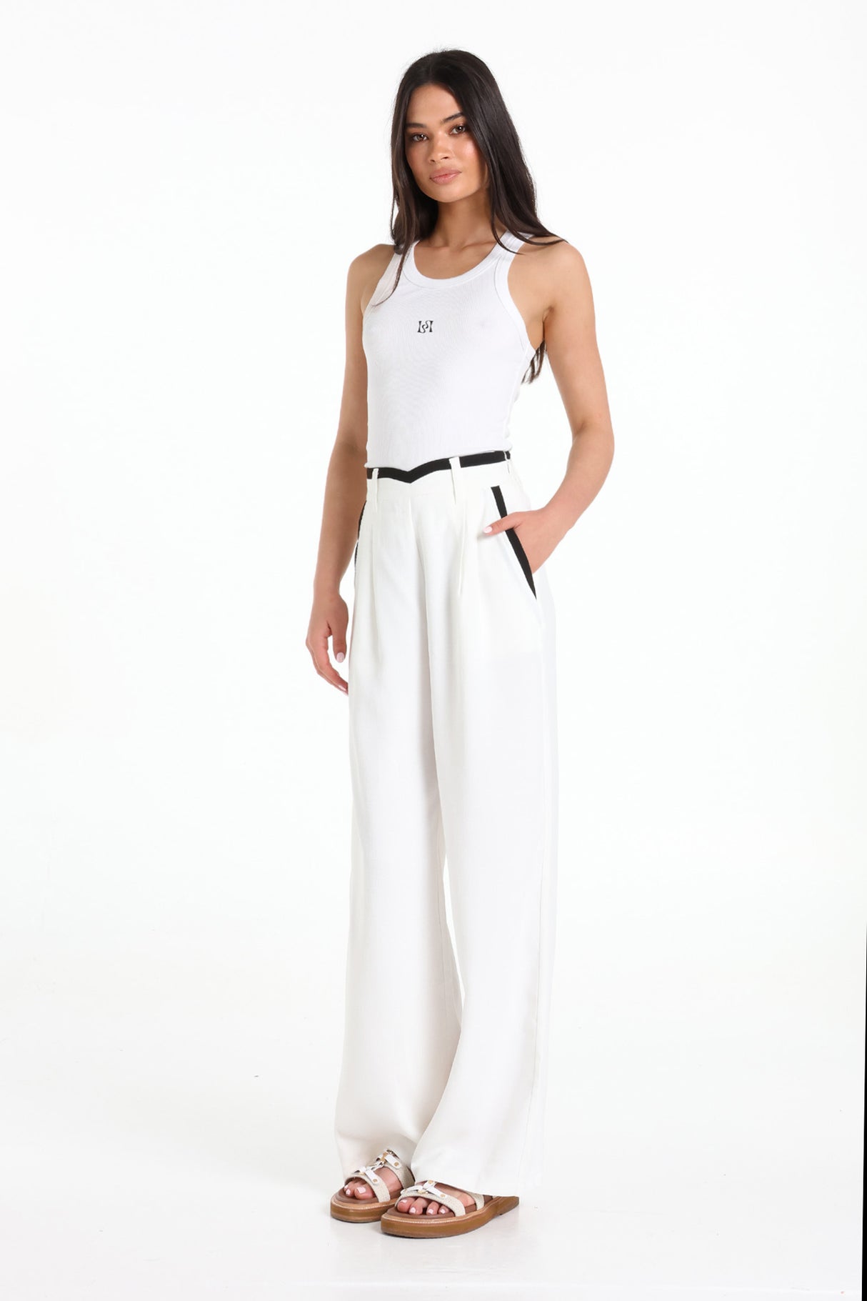 Lost In Lunar Women's Talula Pants - White