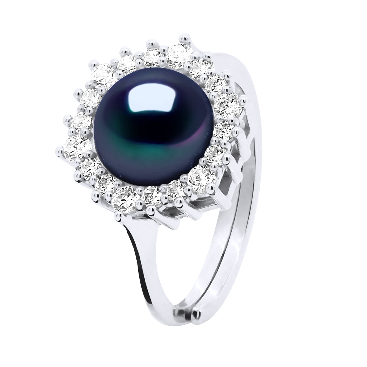 Ring Jewelry - "Black Tahitian Style" - Longueur 42 cm