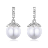 Bullion Gold Kiara Pearl Drop Earrings