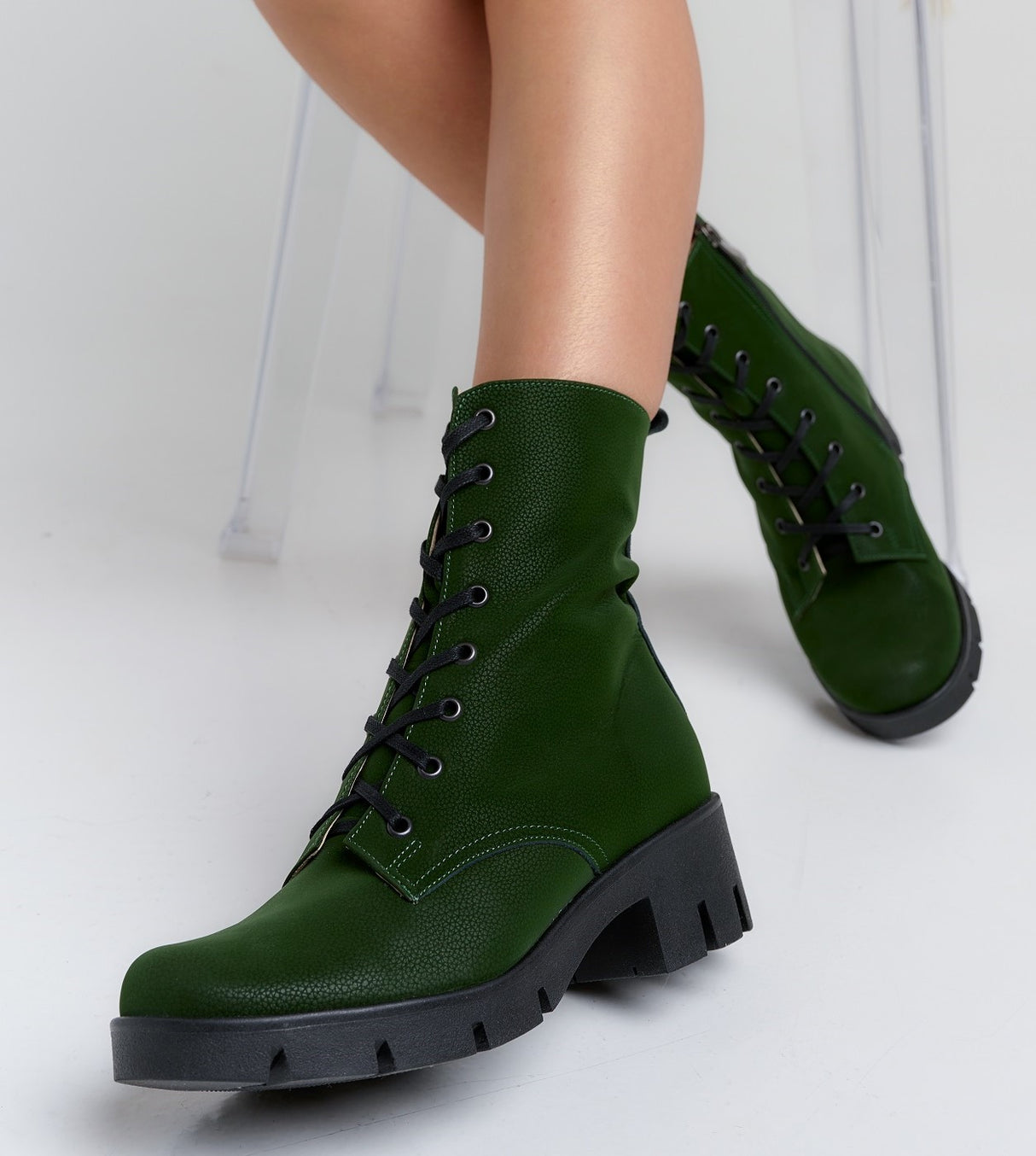 Bosccolo Womens Boots - Green