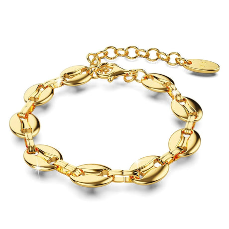 Boxed Interlock Anchor Necklace and Bracelet Set