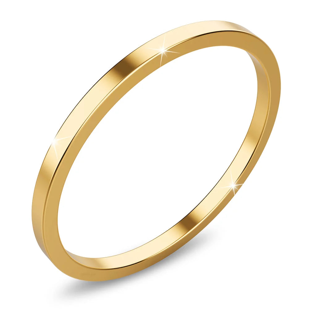 Bullion Gold Gold Simplicity Slim Ring