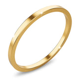 Bullion Gold Gold Simplicity Slim Ring