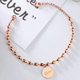 Bullion Gold Love Note Bracelet
