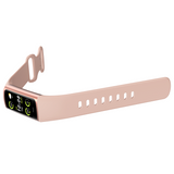 TODO Fitness Tracker Smart Watch BT 5.0 Body Thermometer Temperature BPM Monitor - Pink
