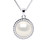 Necklace - Natural Pearl White - Longueur 42 cm