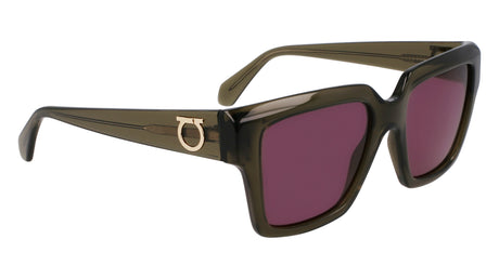 Salvatore Ferragamo SF2014S Womens Sunglasses - Transparent Khaki