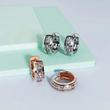 Krystal Couture Huggie Earrings Embellished with SWAROVSKI Crystals