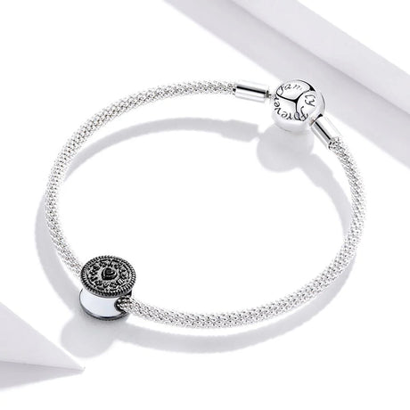 Solid 925 Sterling Silver ALWAYS Chocolate Biscuit Pandora Inspired Charm