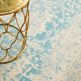 Evoke 253 White Blue Rug