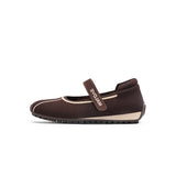Sport Ballet Mary Jane Flats - Chocolate