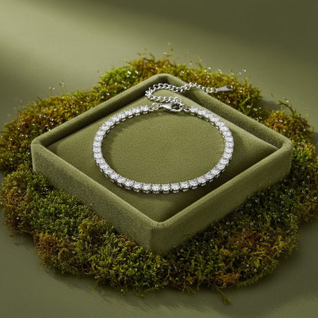 Krystal Couture Arena Crystal Tennis Bracelet Embellished with SWAROVSKI Crystals