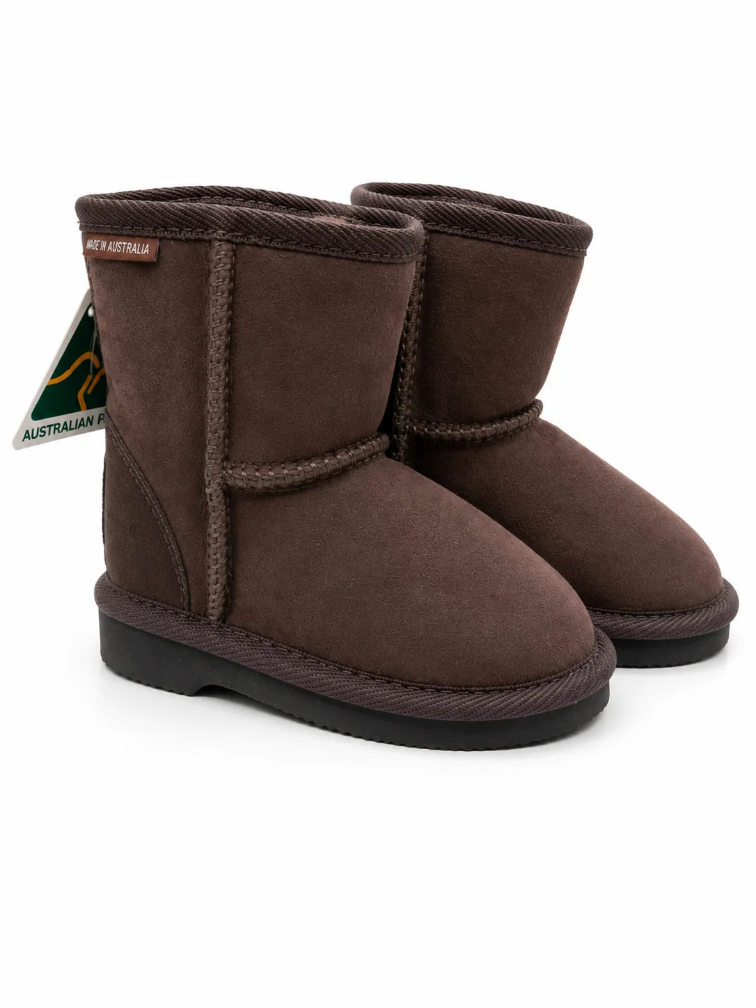 Australian Leather Ugg Kids Classic Short - Chocolate - AU6