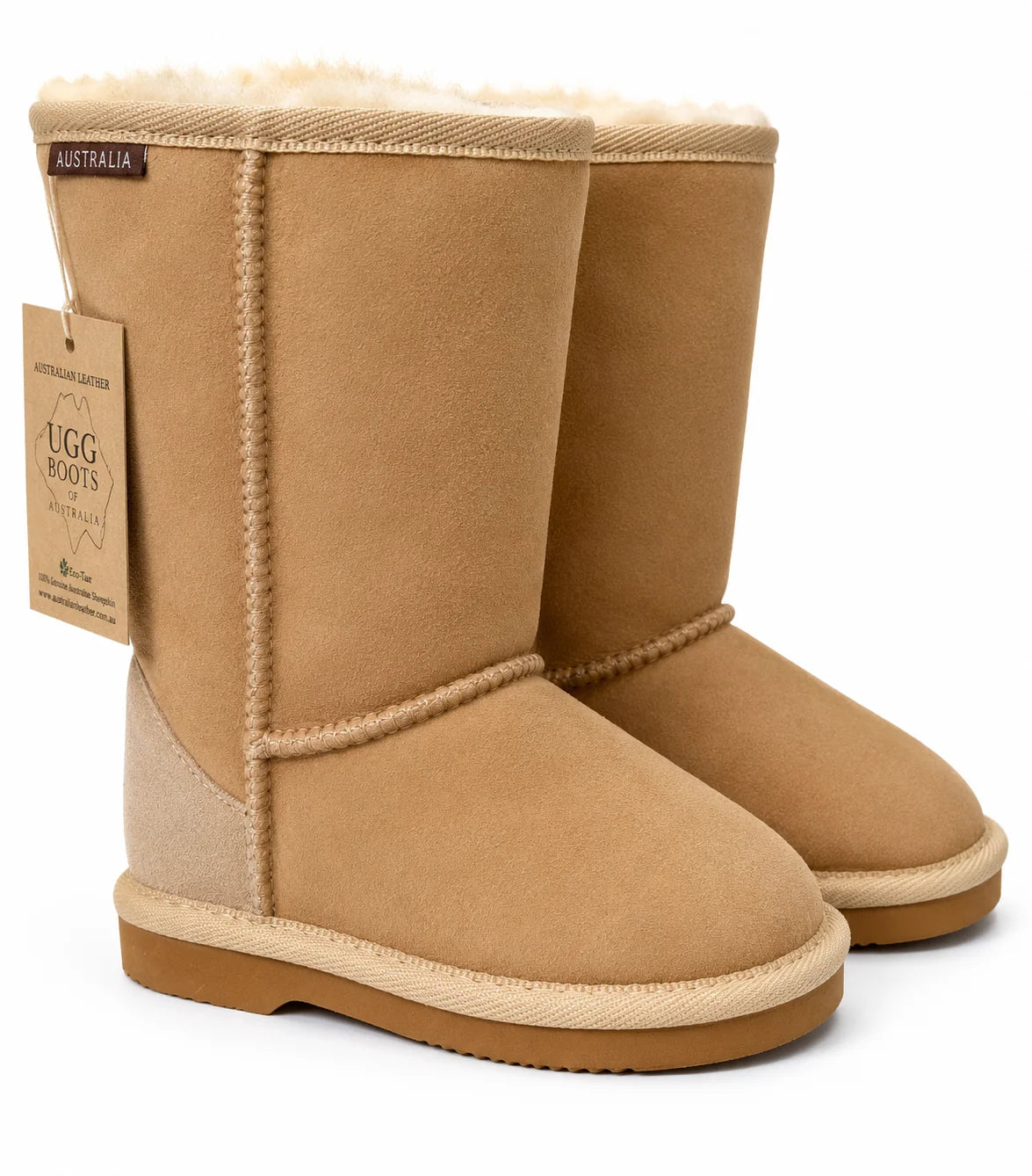 Australian Leather Ugg Kids Classic Long - Natural - AU6