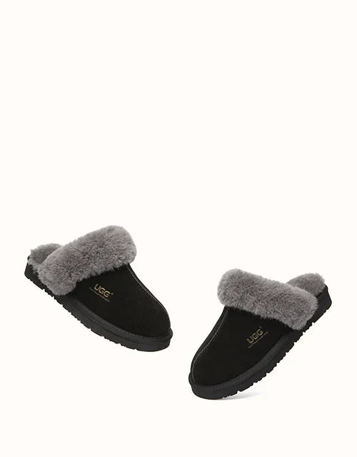Muffin Slipper in Black